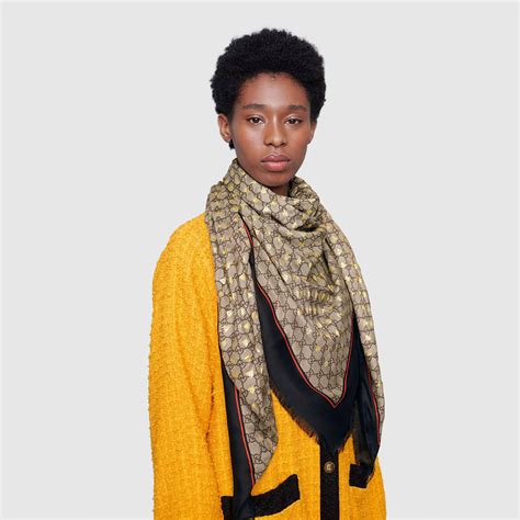 gucci bee silk|gucci shawl images.